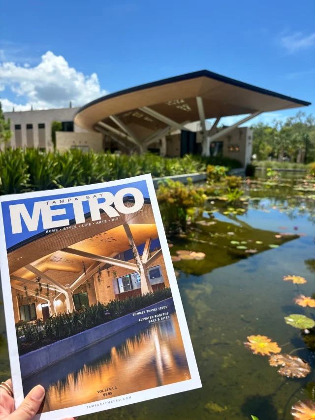 Selby Gardens looks great on the cover of @tampabaymetro! 😎